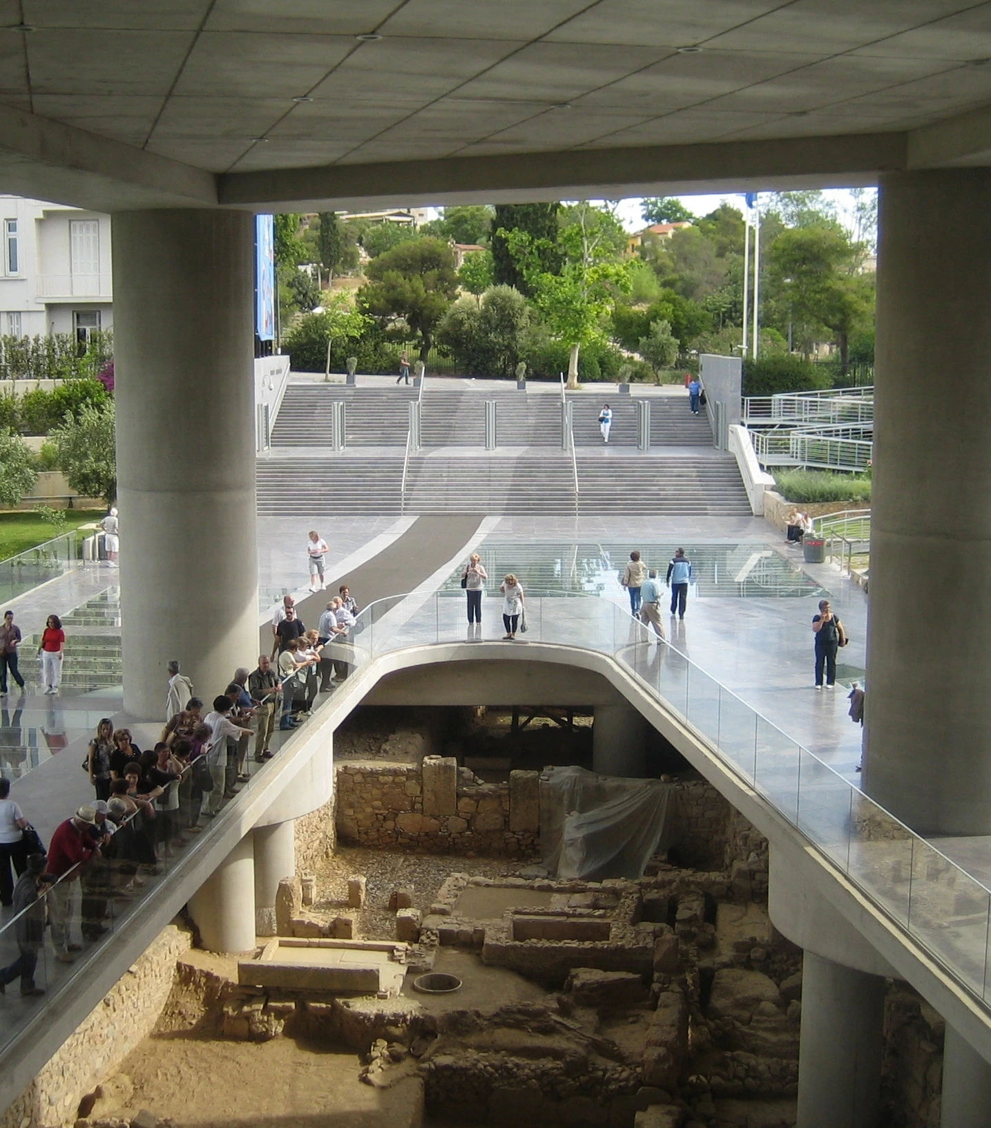 the acropolis museum entrance