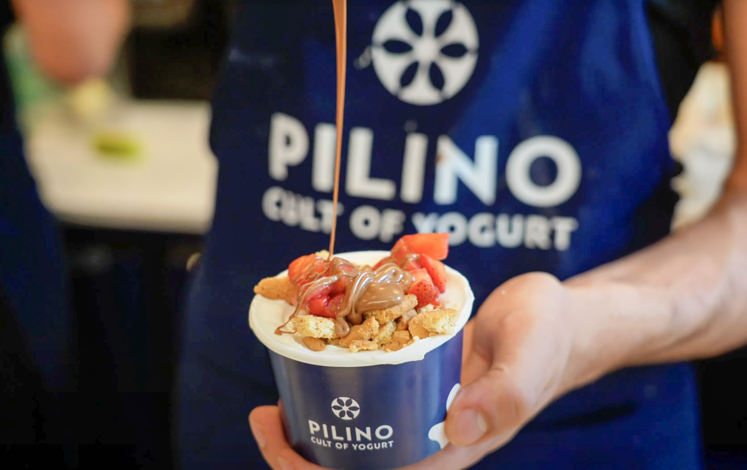 yogurt cup from pilino yogurt in athens in 2025