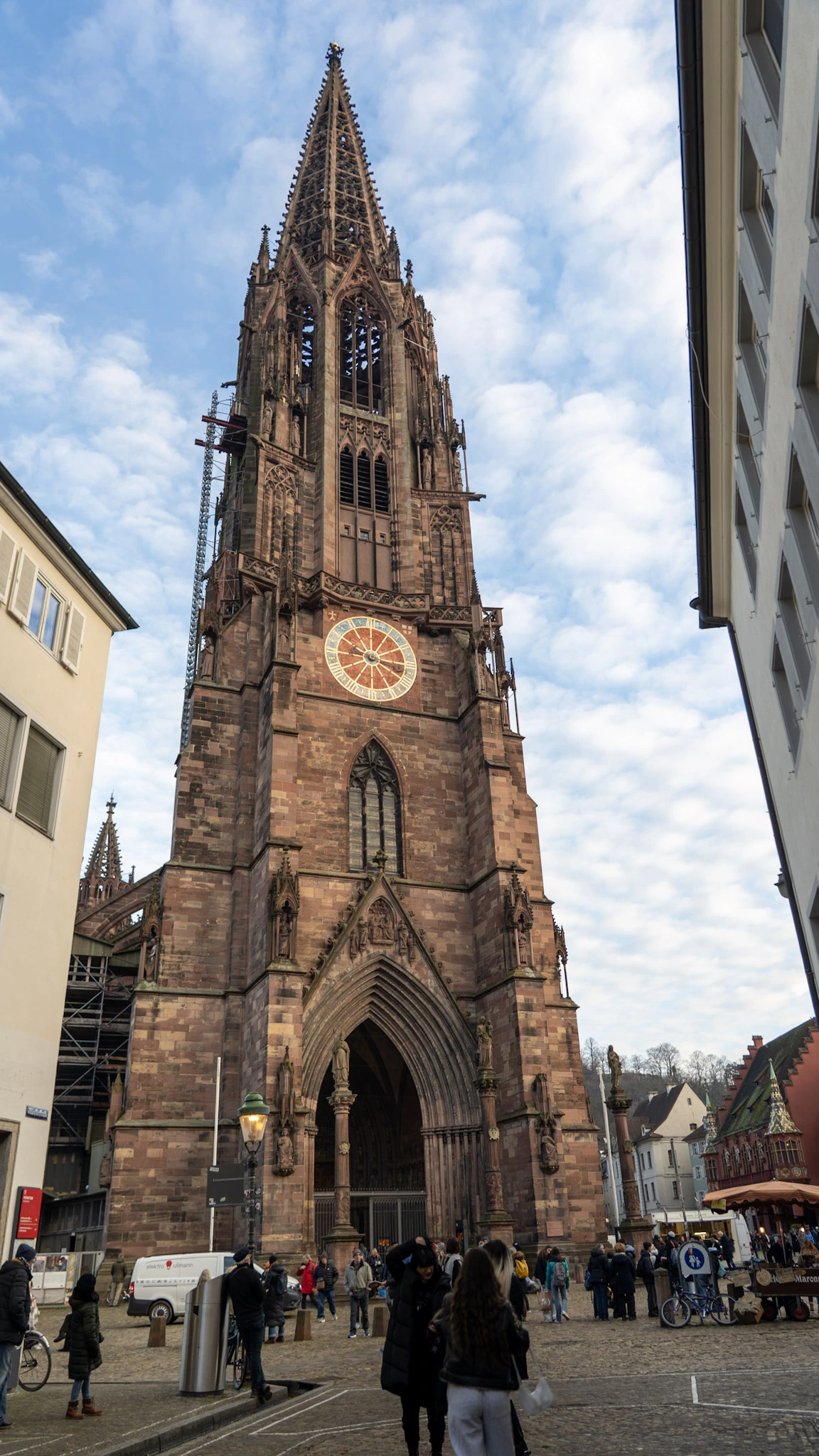 freiburg munster or cathedral in the black forest germany