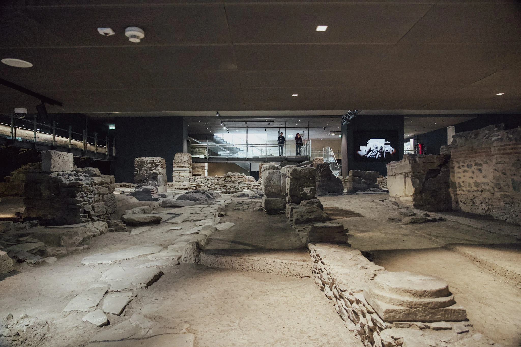 ancient ruins in thessaloniki greece metro